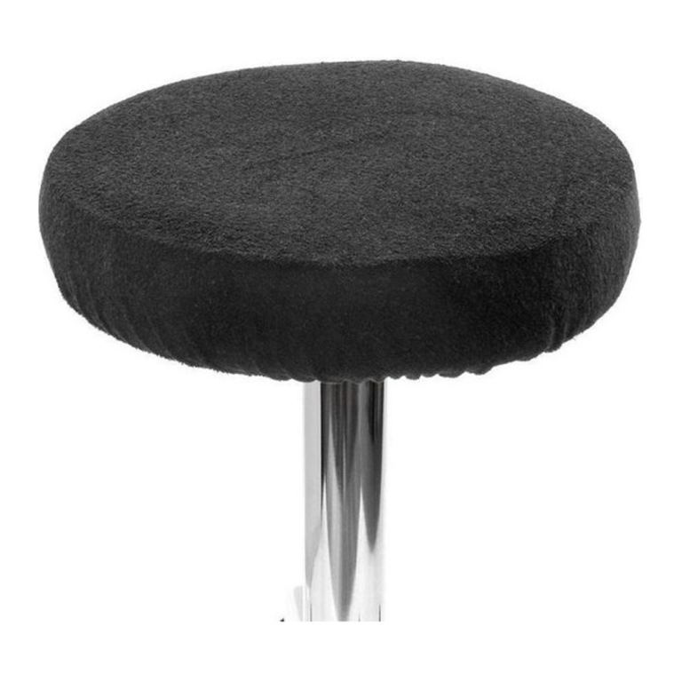 Badstofhoes voor tabouret